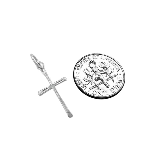 Tiny and Dainty Sterling Silver Cross Pendant