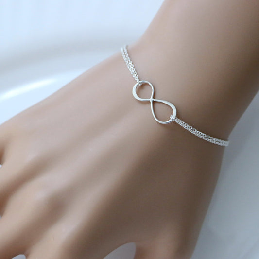 infinity chain bracelet size reference