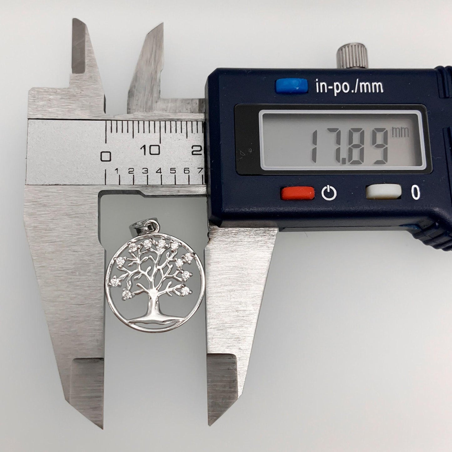 Sterling Silver Tree of Life Necklace, Mother in Law Gift, Thank You Family Tree Pendant with Heart Charm