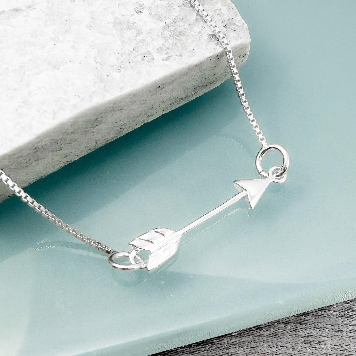 Arrow Necklace Graduation Gift Sterling Silver Bar Arrow Necklace Go Confidently Gift for Her