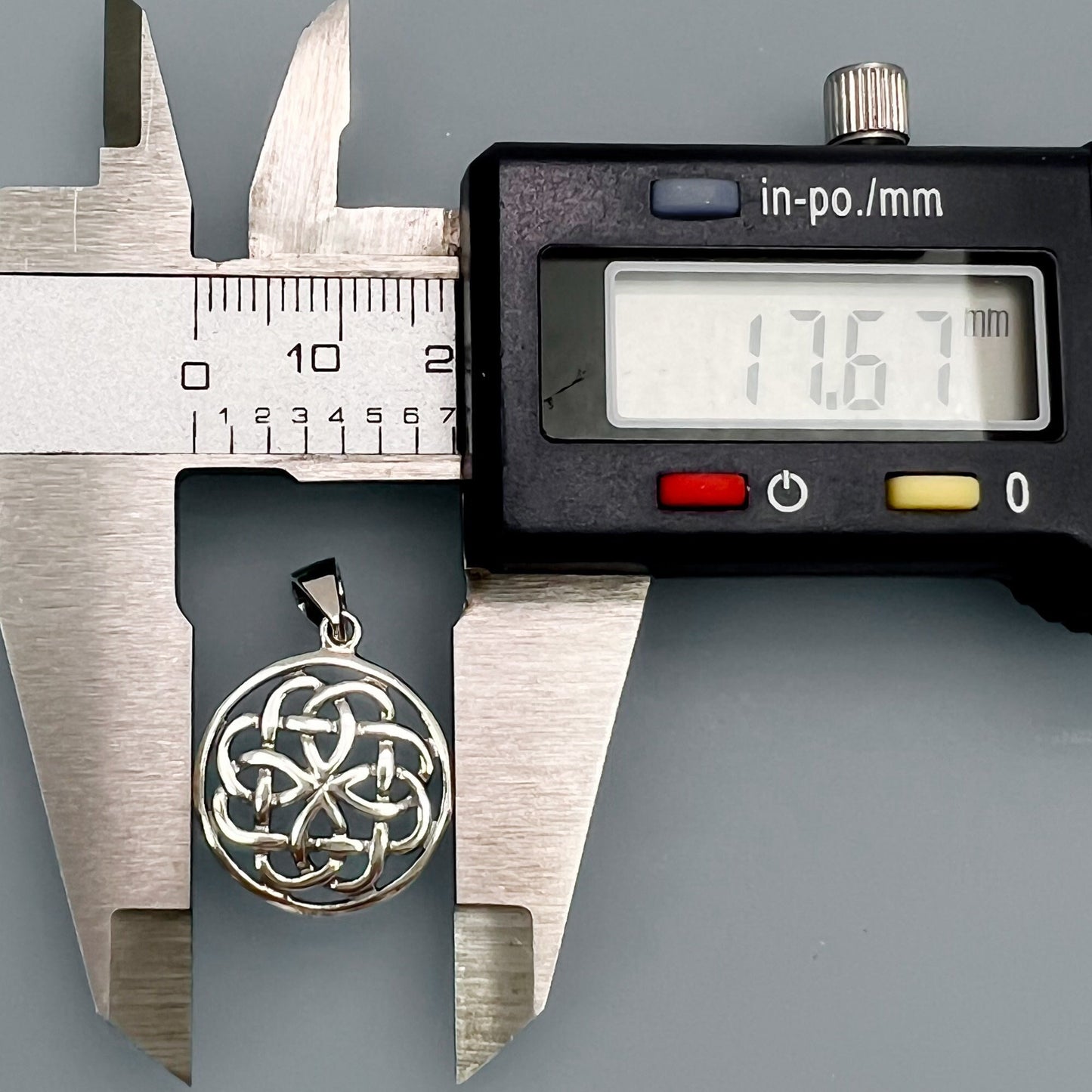 Sterling Silver Celtic Knot Pendant Necklace, Sterling Silver Celtic Necklace, Irish Necklace, Gift for Grandmother, Wife Birthday Necklace