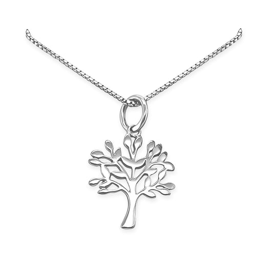 Sterling Silver Tree of Life Necklace Mother's Day Gift for Mom Grandmother Mothers Day Present for Daughter in Law, Mom Birthday Gift