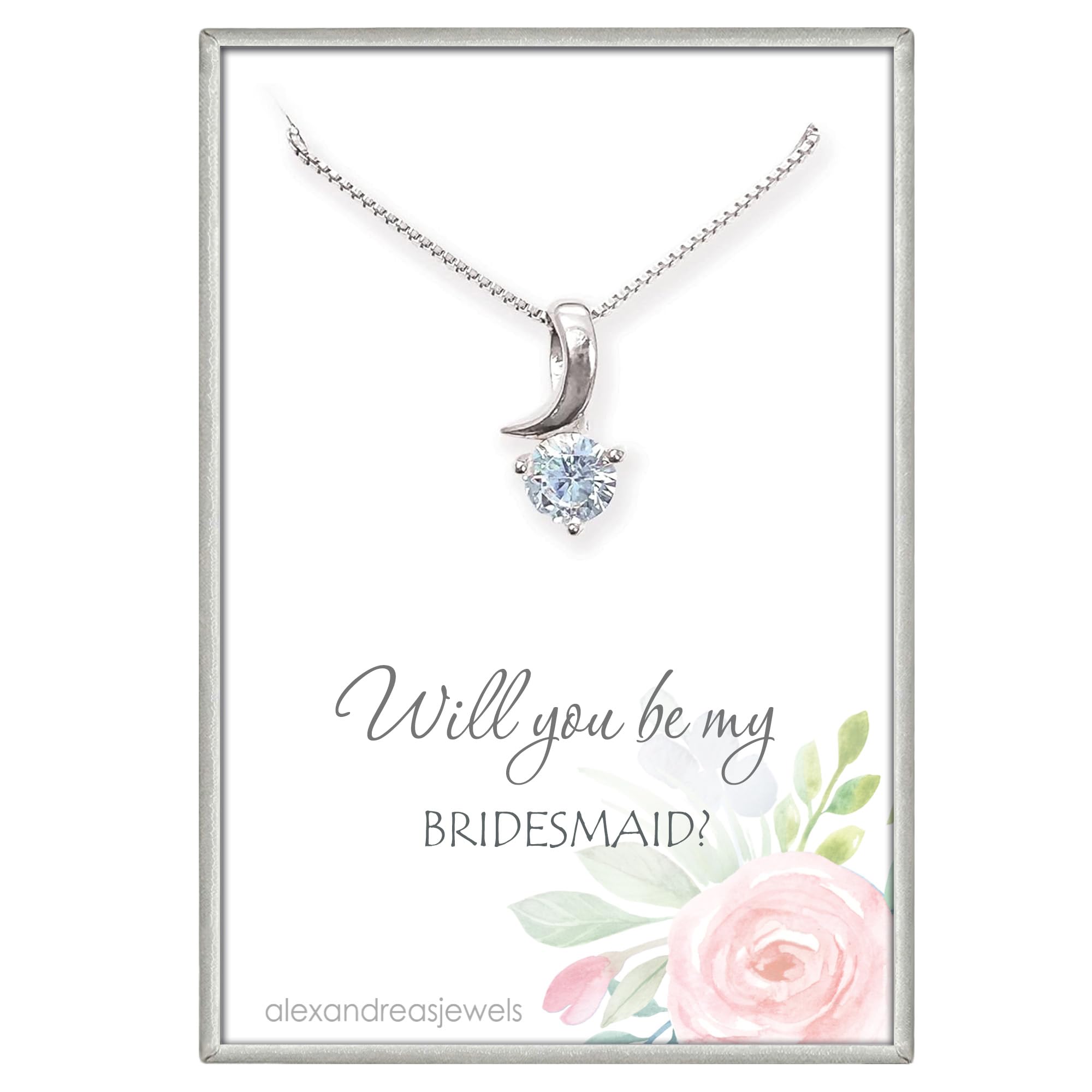 Be My Bridesmaid | Wedding Jewelry | Will You Be My Bridesmaid deals Necklace