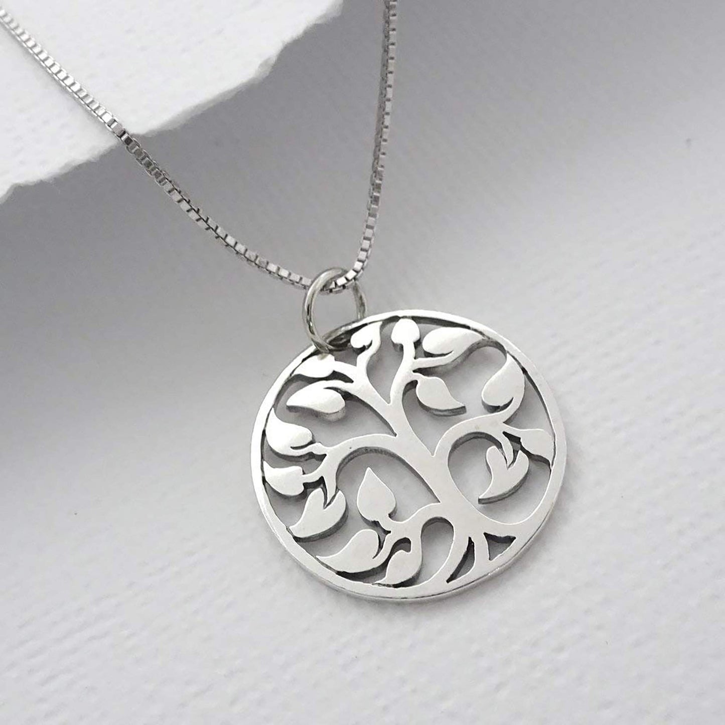 Sterling Silver Tree of Life Necklace, Mother of the Bride Gift, Mother of the Groom Gift, Mother in Law Gift Necklace