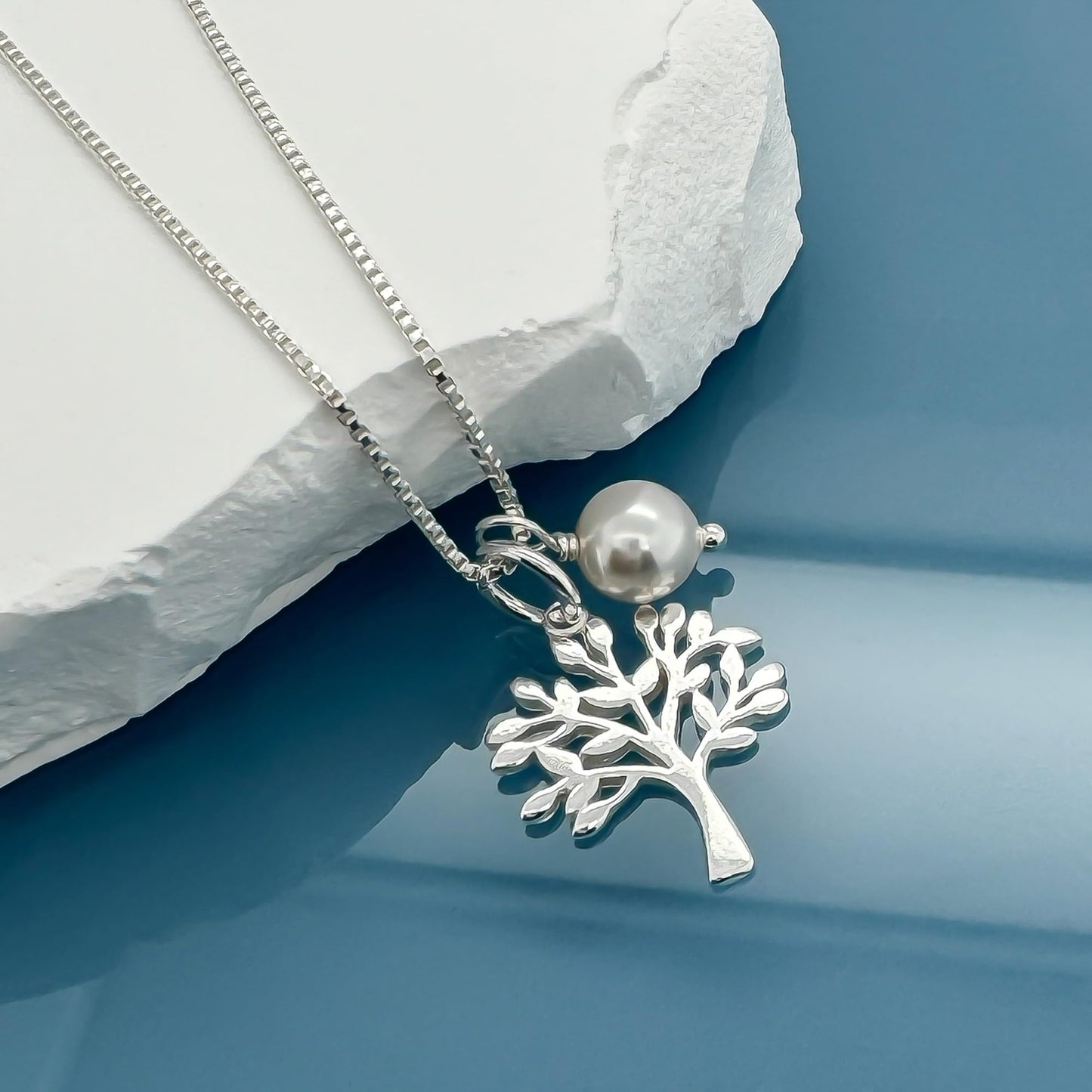 Tree of Life Necklace, Mother in Law Gift Necklace, Mother of the Bride, Mother of the Groom Gift, Sterling Silver Tree of Life Necklace, Mother's Day Gift for Mom (love between mother and son)