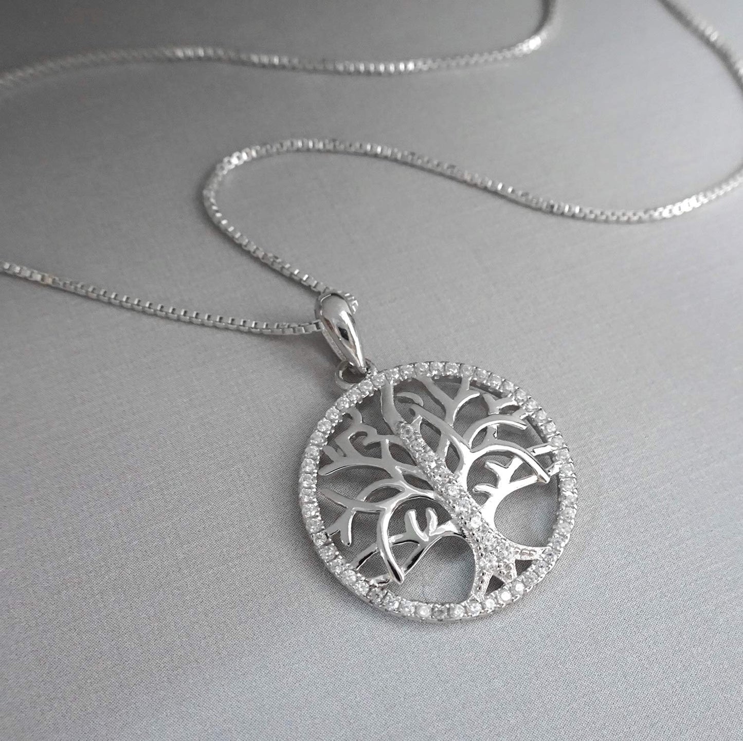 Sterling Silver Tree of Life Necklace, Mother of The Bride Gift from Bride, Birthday Gift for Mom, The Love Between a Mother and Daughter is Forever