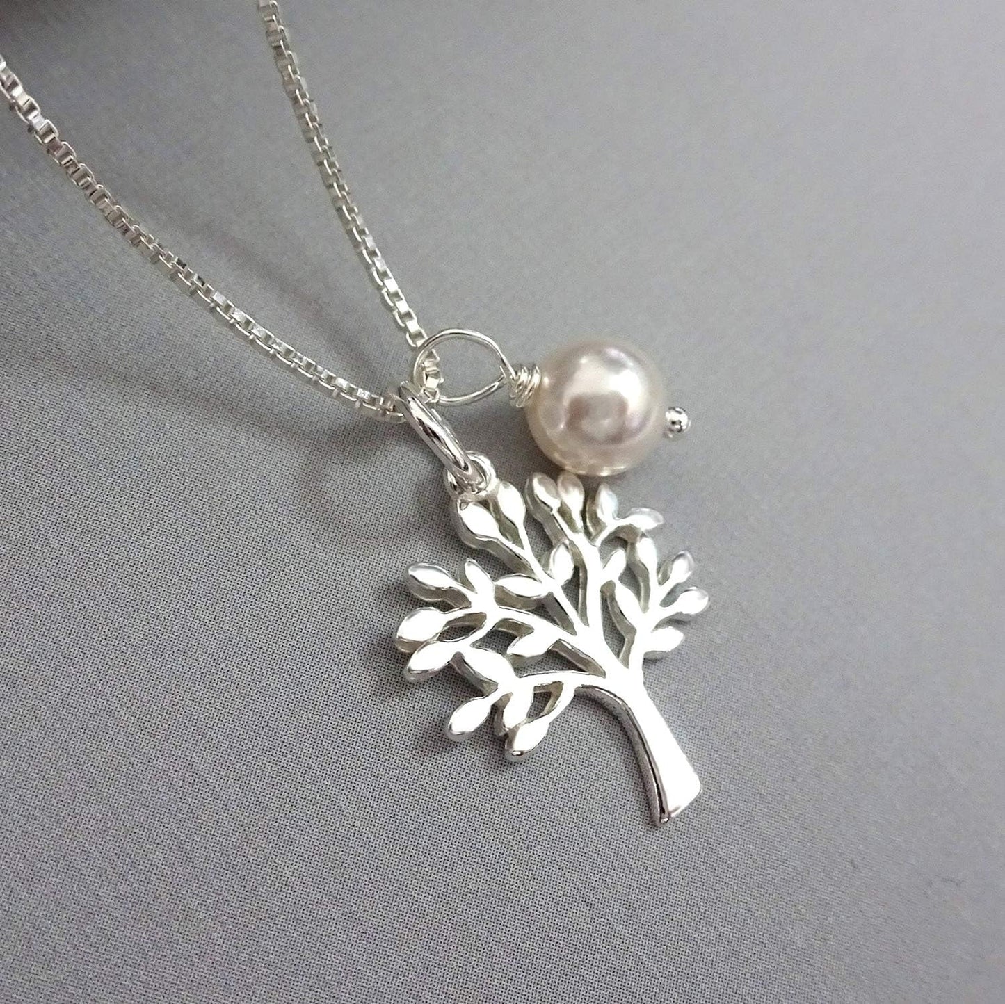 Tree of Life Necklace, Mother in Law Gift Necklace, Mother of the Bride, Mother of the Groom Gift, Sterling Silver Tree of Life Necklace, Mother's Day Gift for Mom (for mother-in-law)