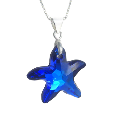 Bermuda Blue Starfish Necklace