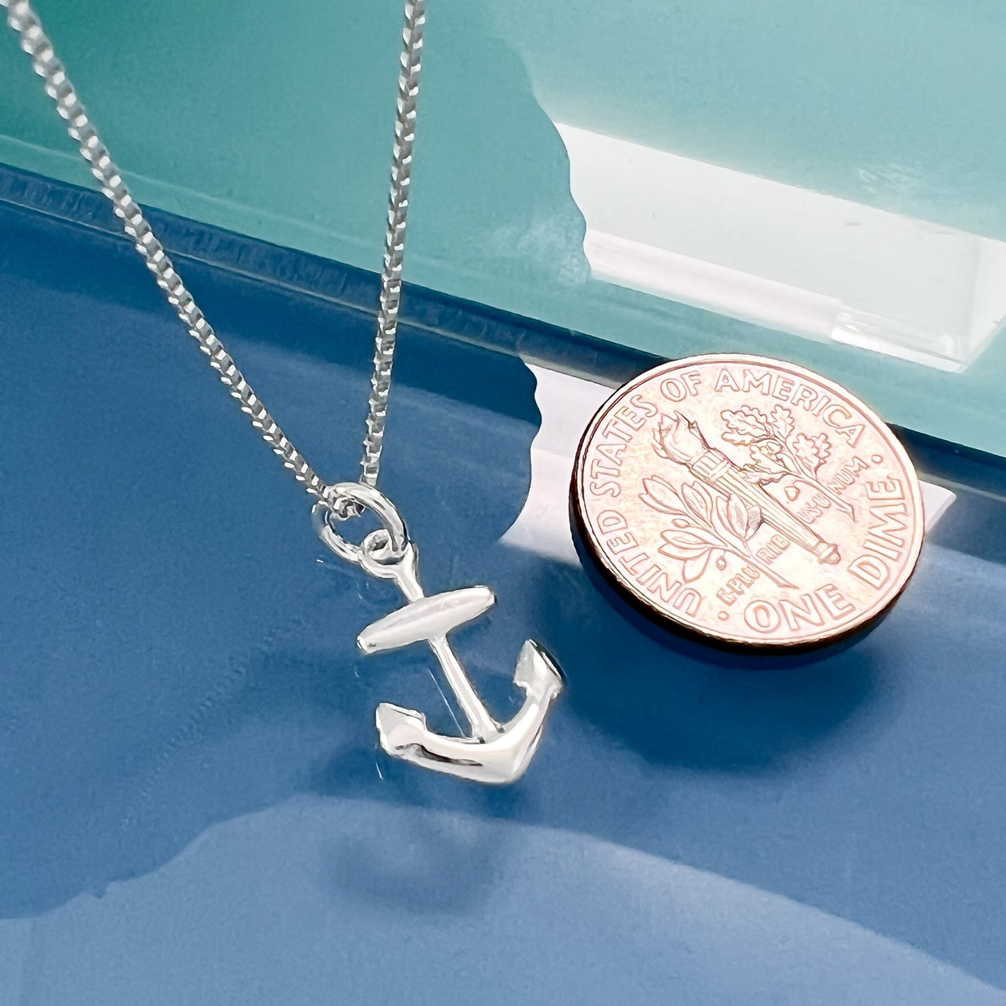 Sterling Silver Anchor Necklace