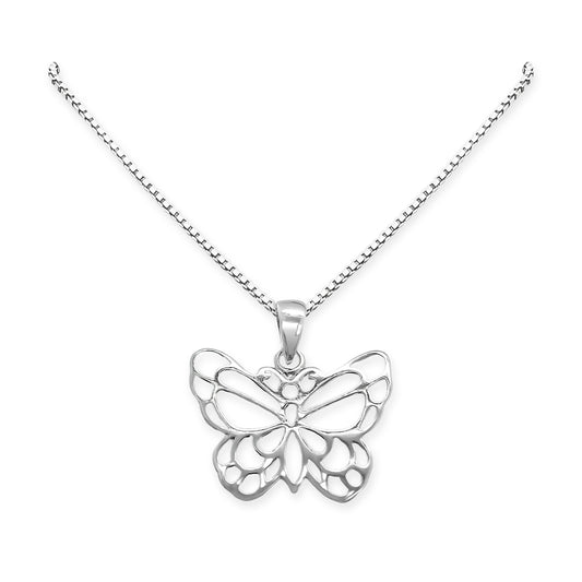 Butterfly Necklace for Women, Sterling Silver Butterfly Necklace, Gift for Moms, Daughters, Grandmothers, Graduation Gift Necklace