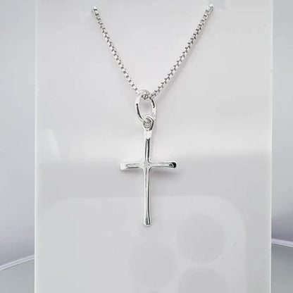 Cross Necklace for Women, Gift Necklace for Teens, Sterling Silver Cross Necklace