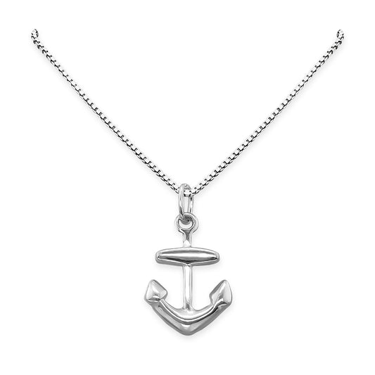 Sterling Silver Anchor Necklace