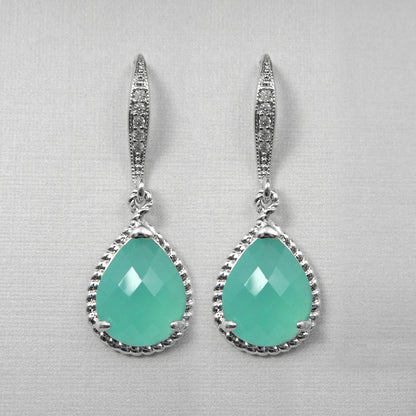 Mint Green Earrings