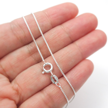 Sterling Silver Box Necklace Chain