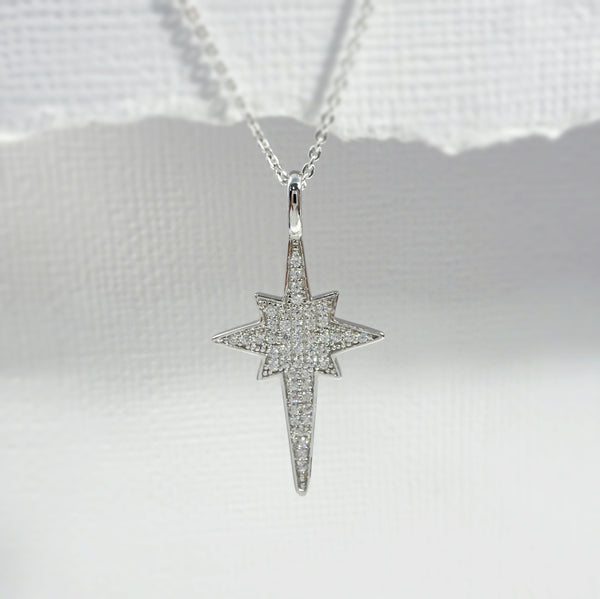 Christmas star necklace