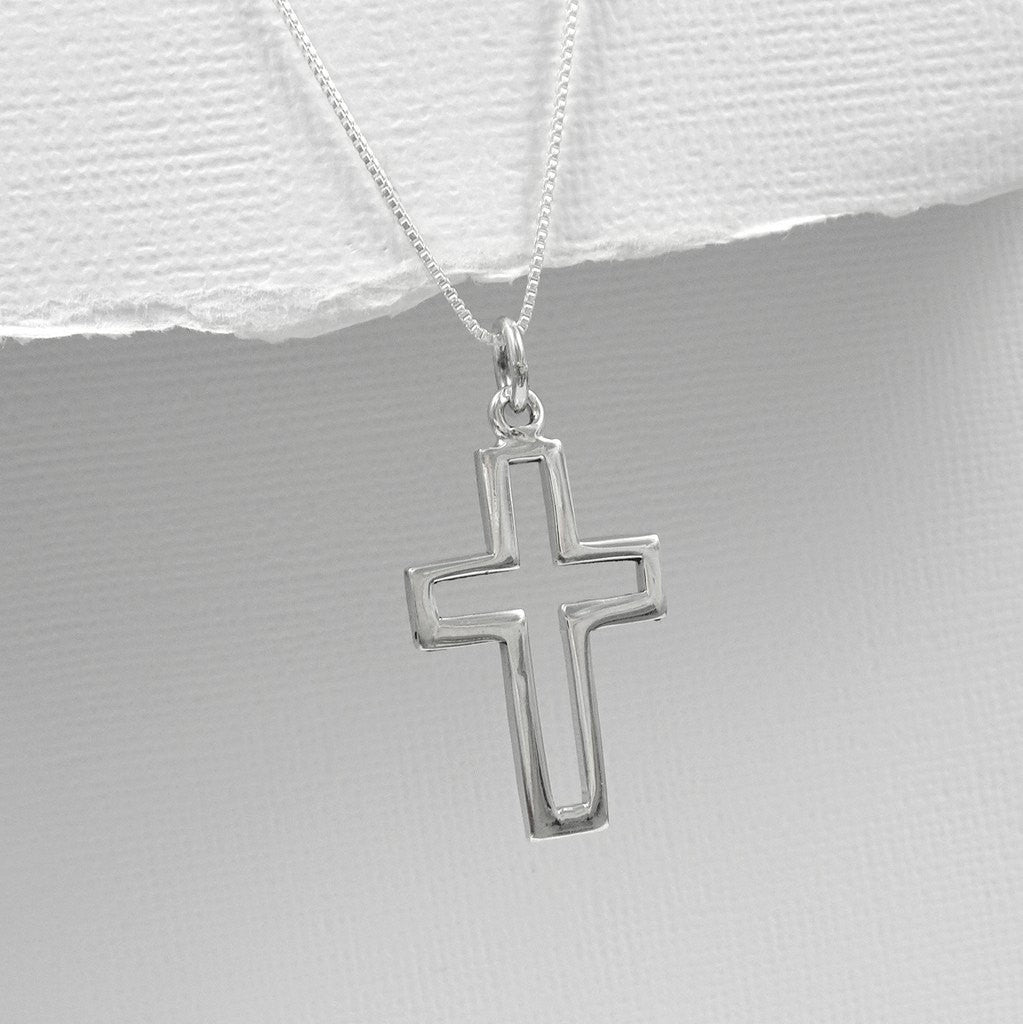 Sterling Silver Cross Necklace