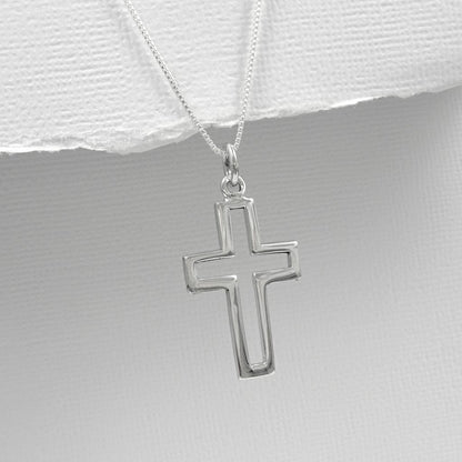 Sterling Silver Cross Necklace