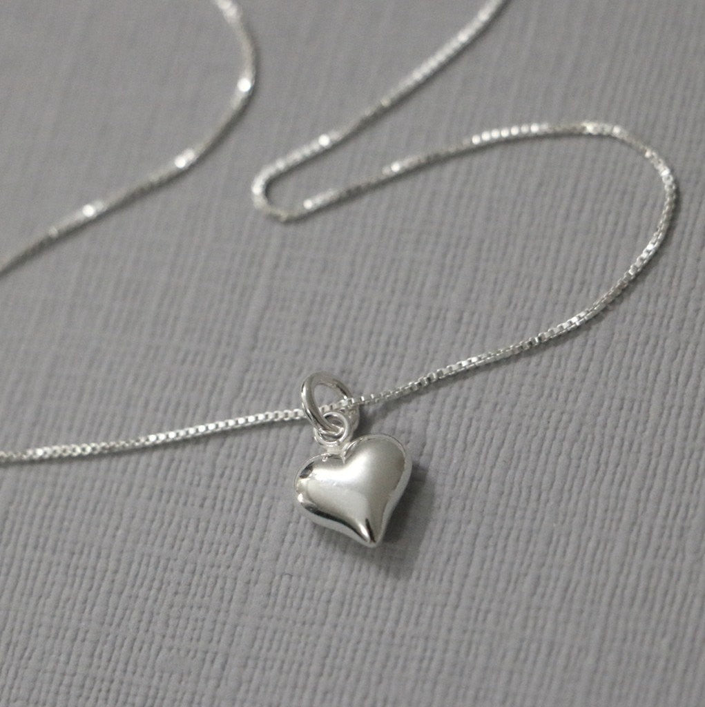 tiny heart necklace