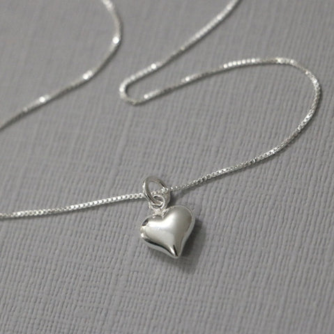 tiny heart necklace