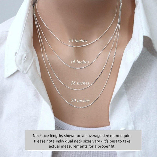 necklace sizing guide