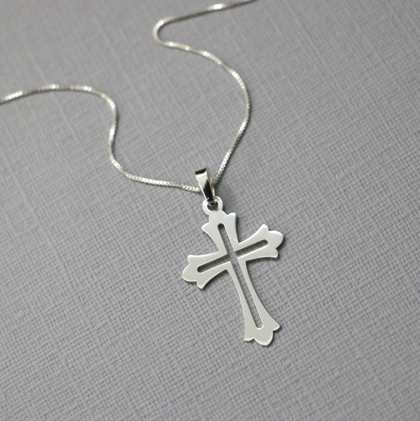 Sterling Silver Cross Necklace