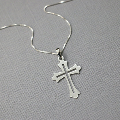 Sterling Silver Cross Necklace