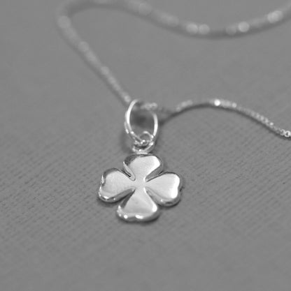 Sterling Silver Four-Leaf Clover Necklace