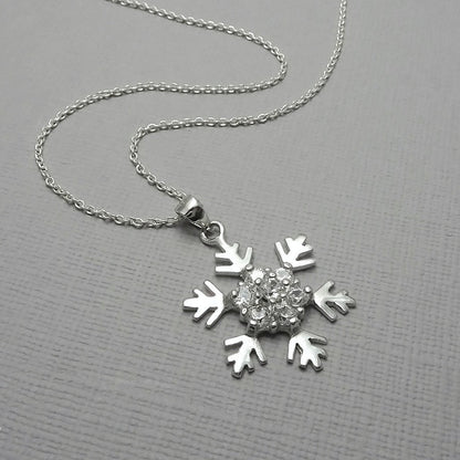 snowflake necklace