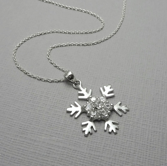 snowflake necklace