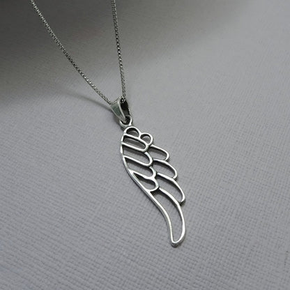 angel wing necklace